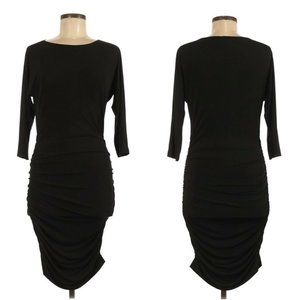 Cache Sz 4‎ Black Cocktail Bodycon Dress Fitted